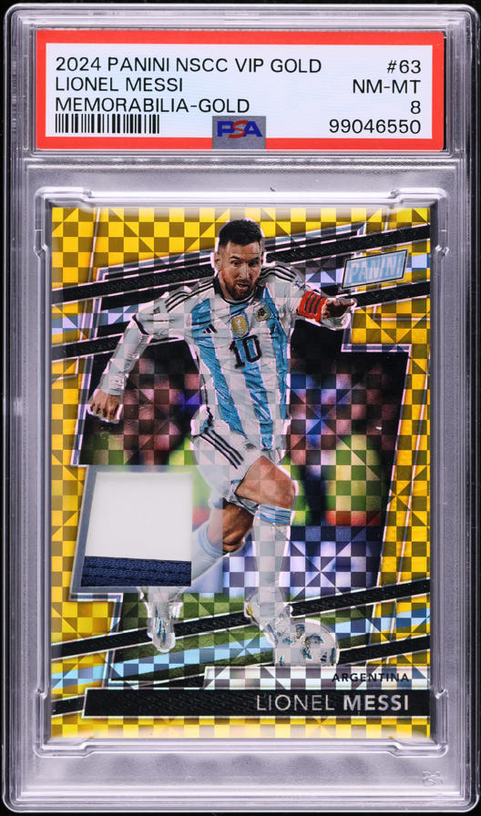 2014 Panini Prizm World Cup Silver Lionel Messi #12 PSA 6