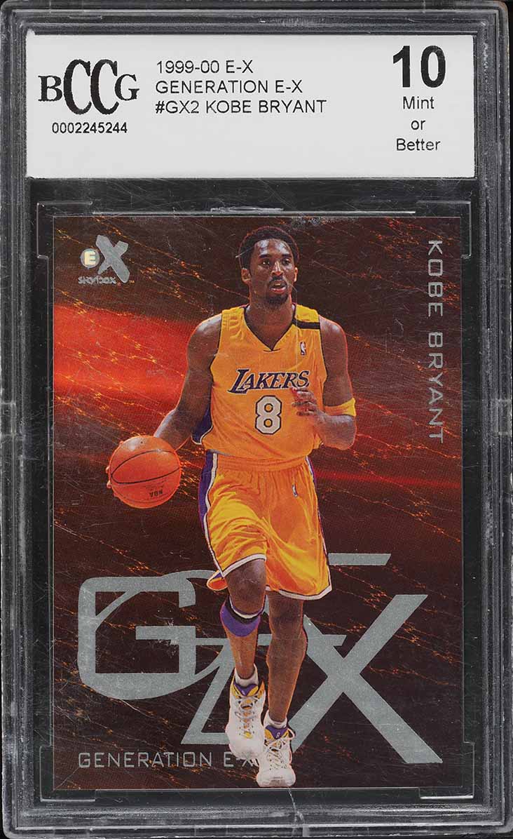 1998 Skybox E-X Century Dunk 'N Go Nuts Kobe Bryant #6DG PSA