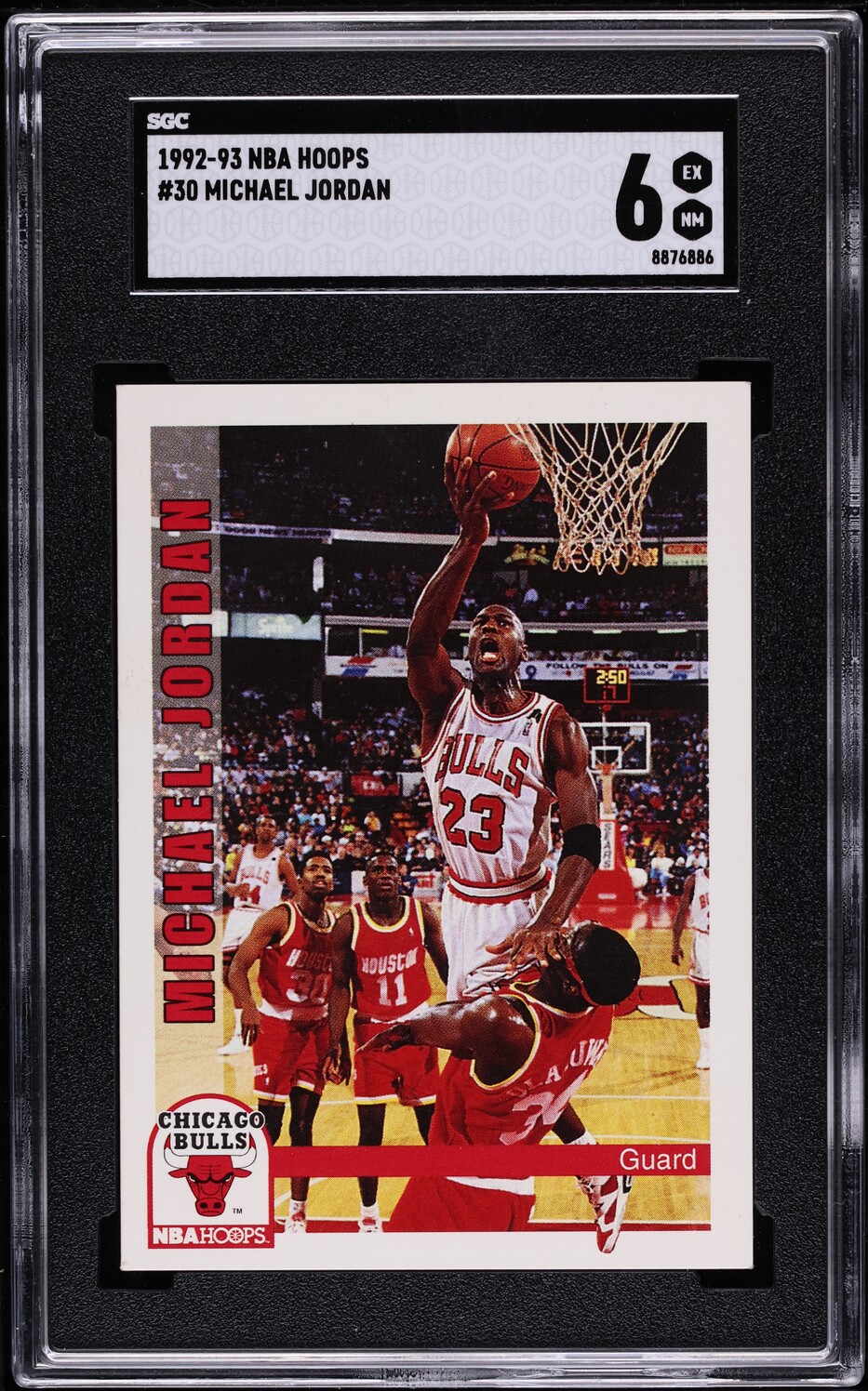 1992 Hoops Michael Jordan #30 SGC 6 EXMT