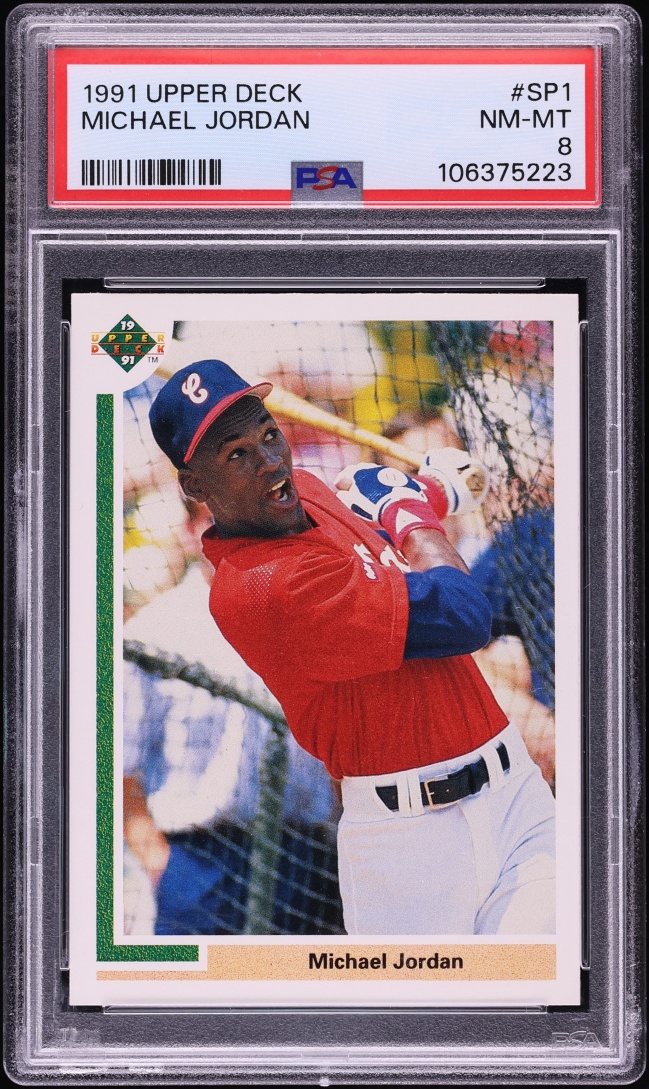 1991 Upper Deck Michael Jordan ROOKIE #SP1 PSA 8 NM-MT