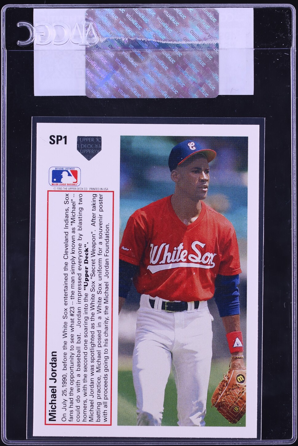 1991 Upper Deck Michael Jordan ROOKIE #SP1 CGC AUTH