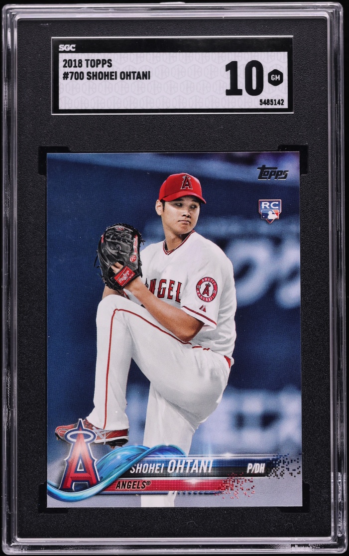 2018 Topps Shohei Ohtani ROOKIE #700 SGC 10 GEM MINT