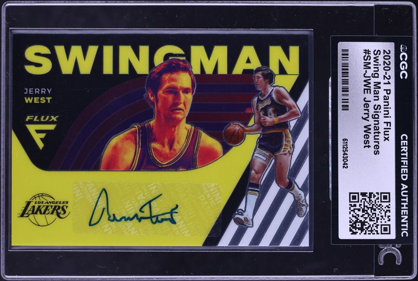 2020 Absolute Memorabilia Retired Level 2 Jerry West AUTO /10 #RA