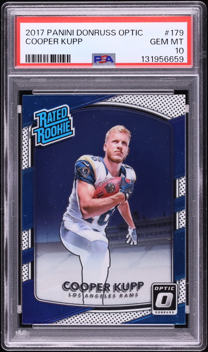 2017 Donruss Optic Cooper Kupp ROOKIE #179 PSA 10 GEM MINT