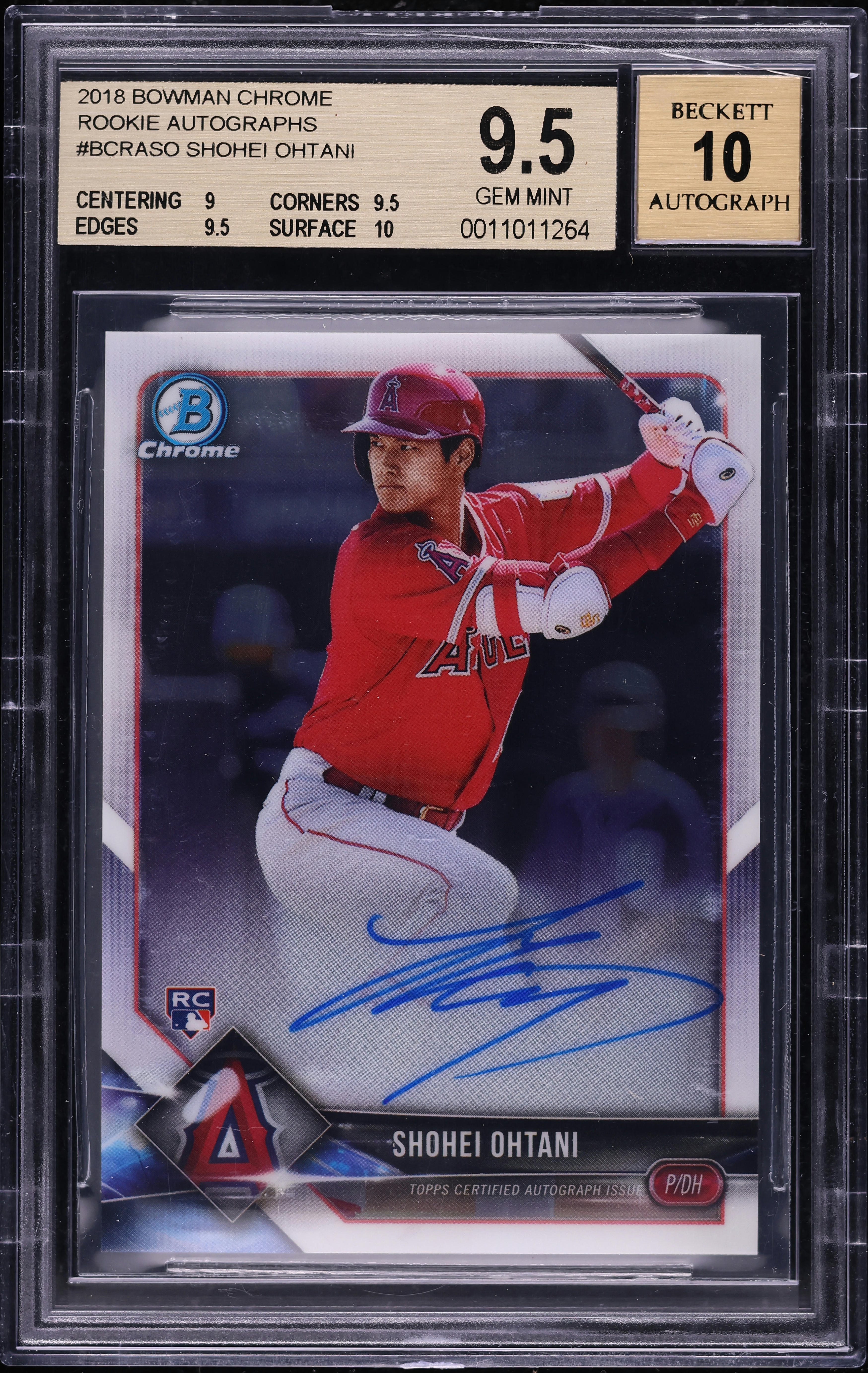 その他 Shohei Ohtani 2018 Bowman Chrome Rookie Shohei Ohtani 2018 Bowman Chrome #1 Orange Refractor /25
