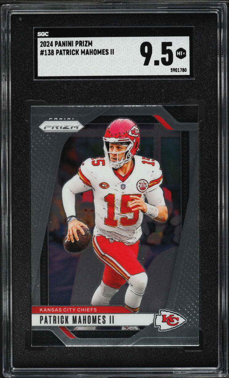 2024 Panini Prizm Patrick Mahomes II #138 SGC 9.5 MINT+