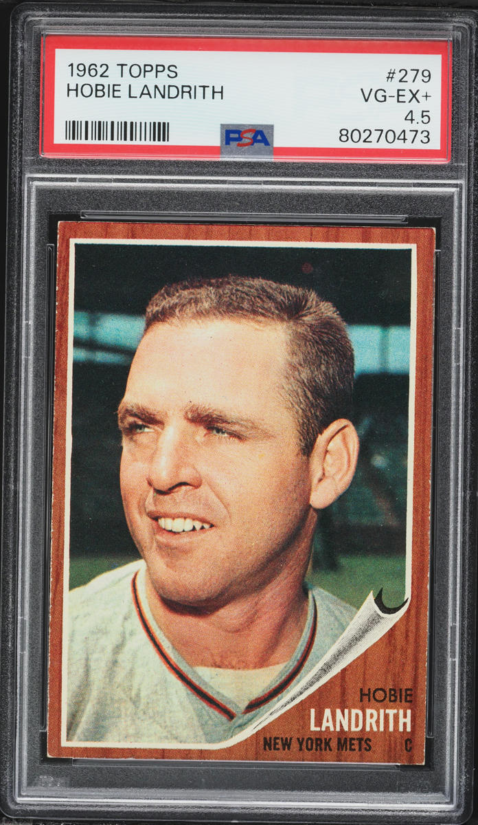 1962 Topps Hobie Landrith #279 PSA 4.5 VGEX+