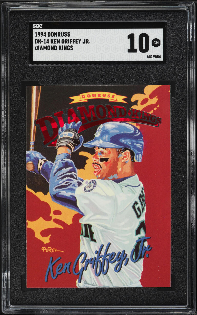 1994 Donruss Diamond Kings Ken Griffey Jr. #DK-14 SGC 10 GEM MINT