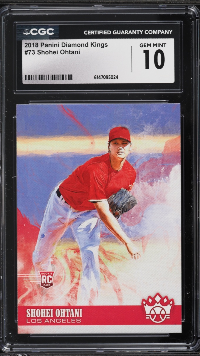 2018 Panini Diamond Kings Shohei Ohtani ROOKIE #73 CGC 10 GEM MINT