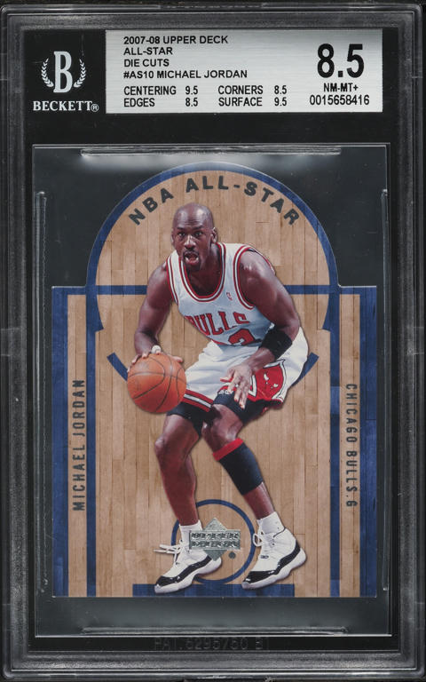 2013 Upper Deck All-Time Greats Michael Jordan AUTO /45 PSA 9 MINT