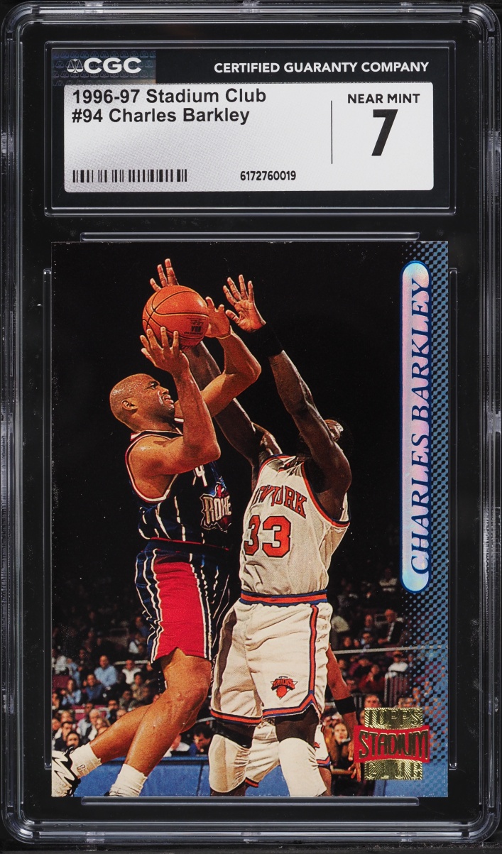 1996 Stadium Club Charles Barkley #94 CGC 7 NRMT