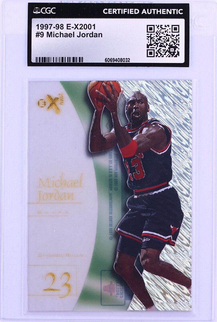 1997 Skybox E-X2001 Michael Jordan #9 CGC AUTH