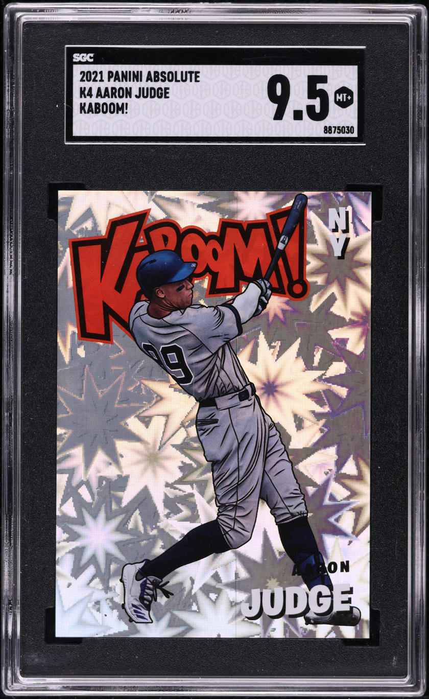 2021 Absolute Kaboom! Aaron Judge #K4 SGC 9.5 MINT+ on Fanatics Collect