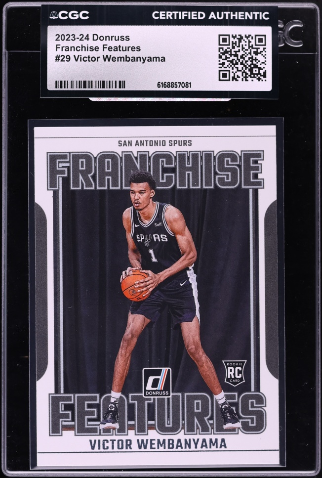 2023 Donruss Franchise Features Victor Wembanyama ROOKIE #29 CGC AUTH