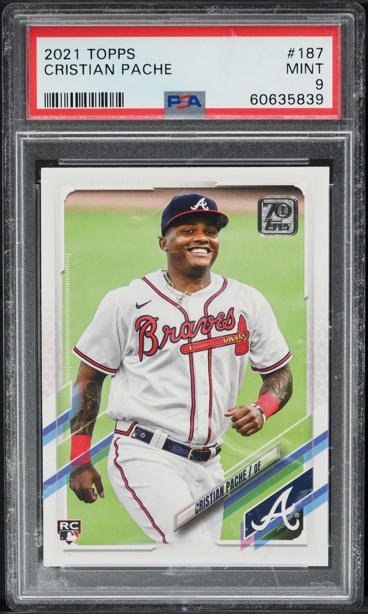 2018 Bowman Chrome Prospects Cristian Pache ROOKIE #BCP46 PSA 9