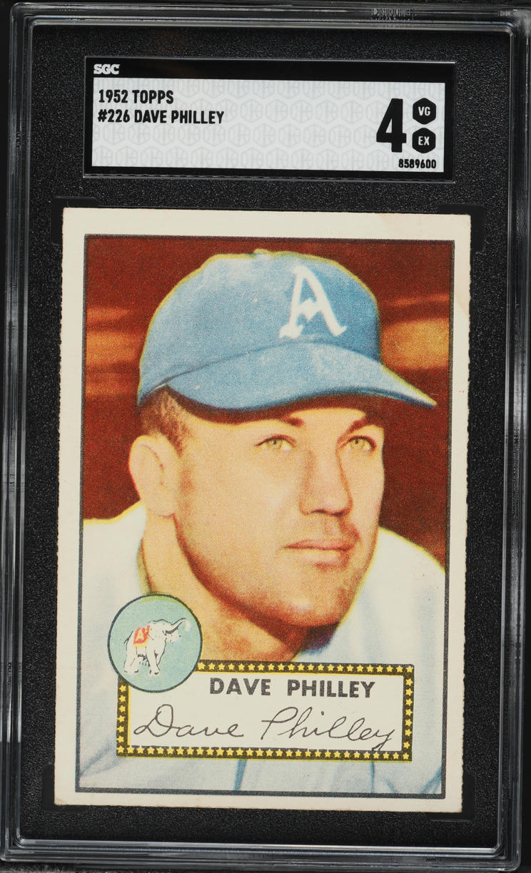 1952 Topps Dave Philley #226 SGC 4 VGEX