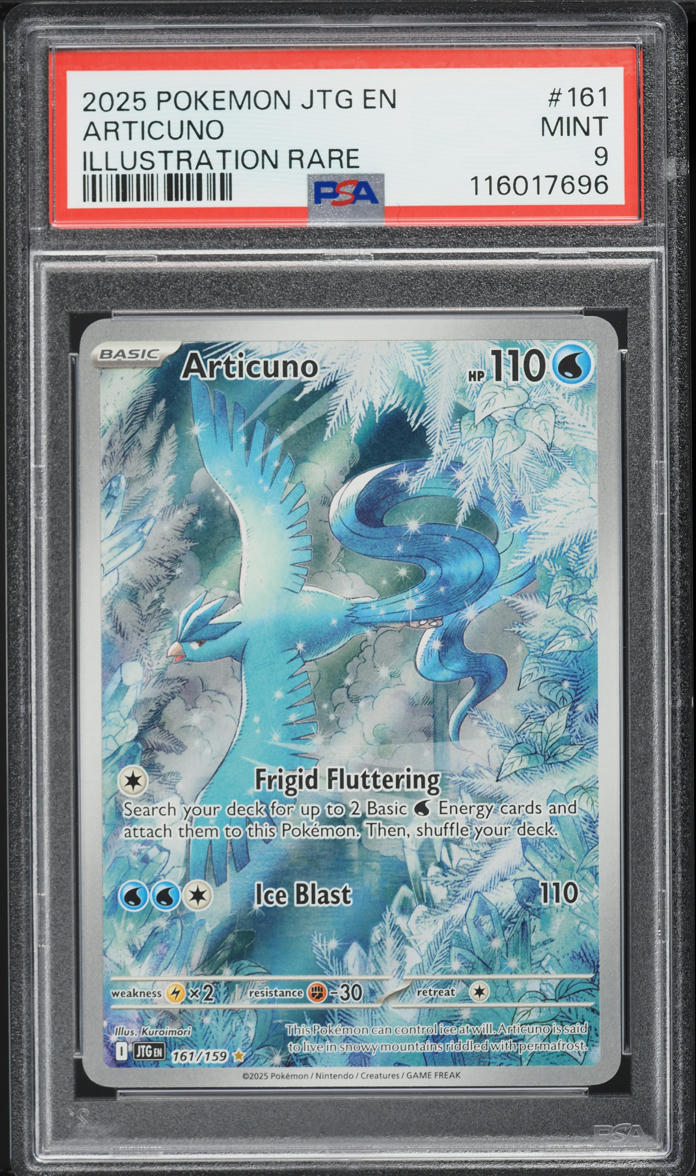 2025 Pokemon Scarlet & Violet Journey Together IR Articuno #161 PSA 9 MINT