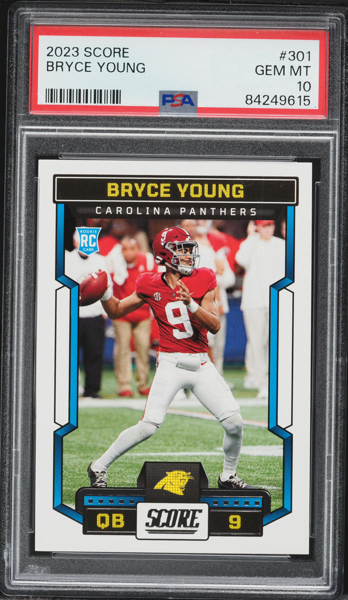 2023 Score Football Bryce Young ROOKIE #301 PSA 10 GEM MINT