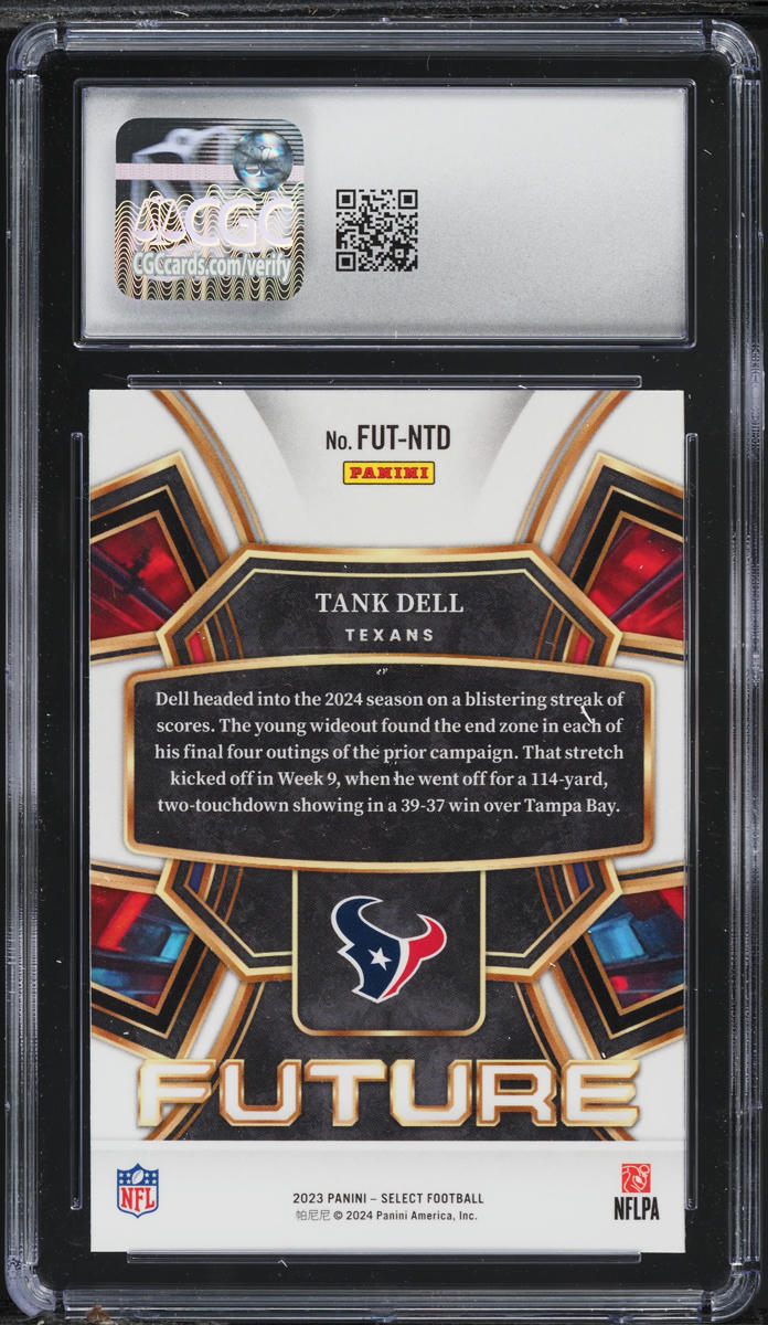 2023 Select Future Tank Dell ROOKIE #FUT-NTD CGC 10 GEM MINT