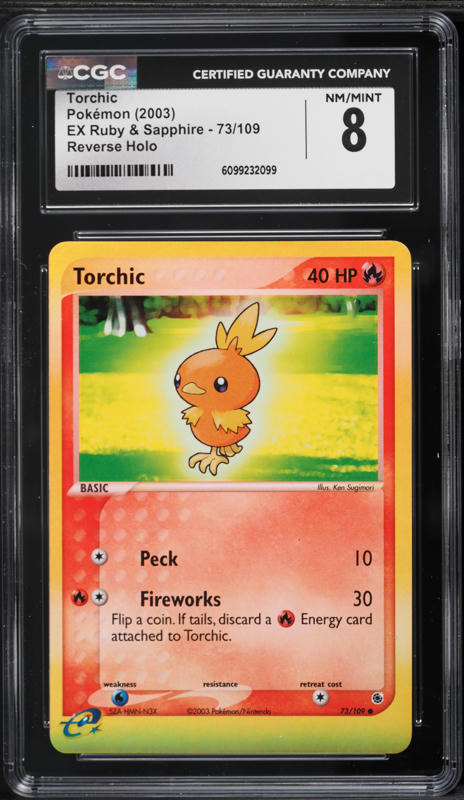 2003 Pokemon Japanese Promo 7-11 Fair Campaign Holo Torchic #18