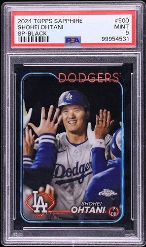 大谷翔平 2024 Topps Image Variation SP #1 2024 Topps Chrome Sapphire Superfractor SP Variation Shohei Ohtani