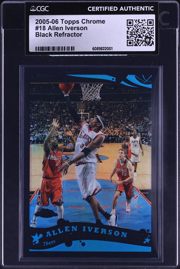 2005 Topps Chrome Black Refractor Jay-Z /399 #217 PSA 8.5 NM-MT+