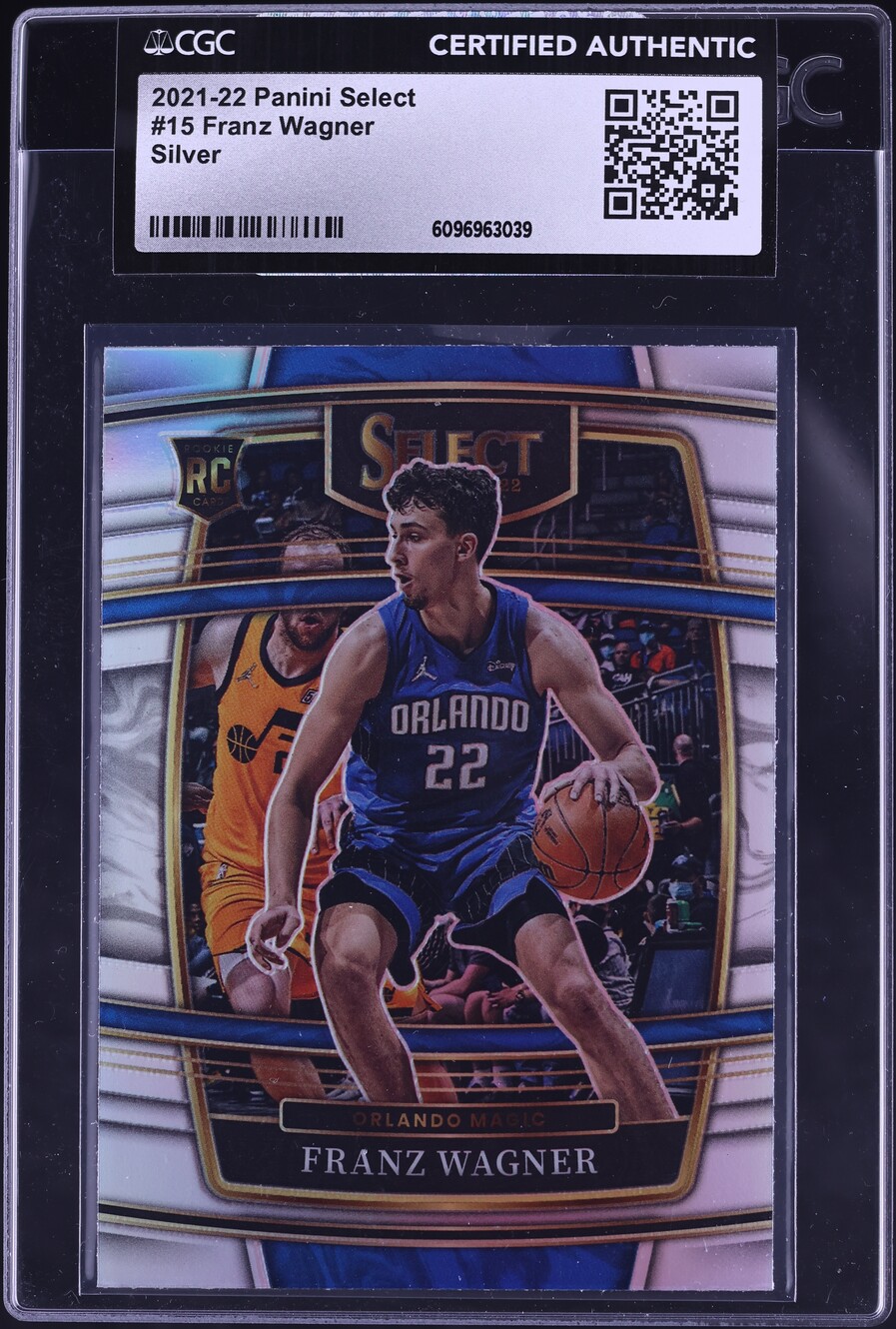 2021 Select Concourse Silver Franz Wagner ROOKIE #15 CGC AUTH