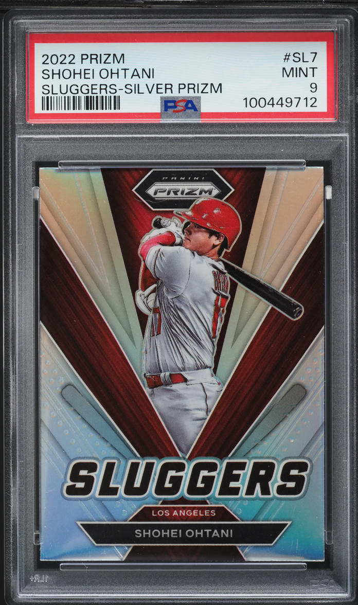 2022 Panini Prizm Sluggers Silver Shohei Ohtani #SL7 PSA 9 MINT