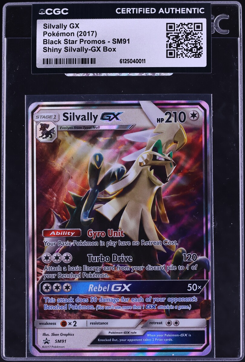 2017 Pokemon Sun & Moon Promo Silvally GX #SM91 CGC AUTH