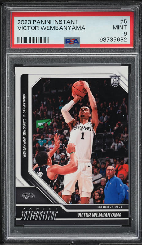 その他 2023 PANINI INSTANT WEMBANYAMA PSA10 2023 Panini Instant Victor Wembanyama ROOKIE #19 PSA 10 GEM MINT