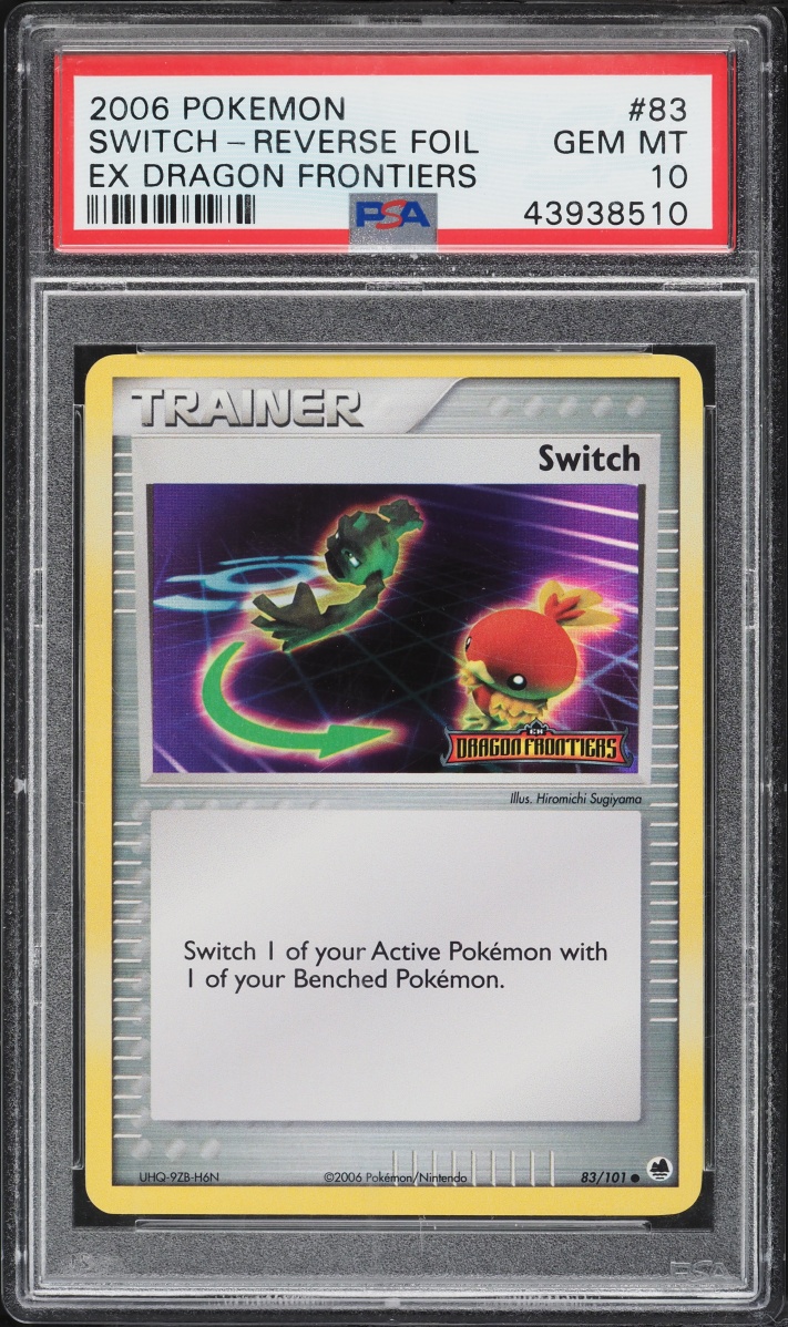 2006 Pokemon Ex Dragon Frontiers Reverse Foil Switch #83 PSA 10 GEM MINT