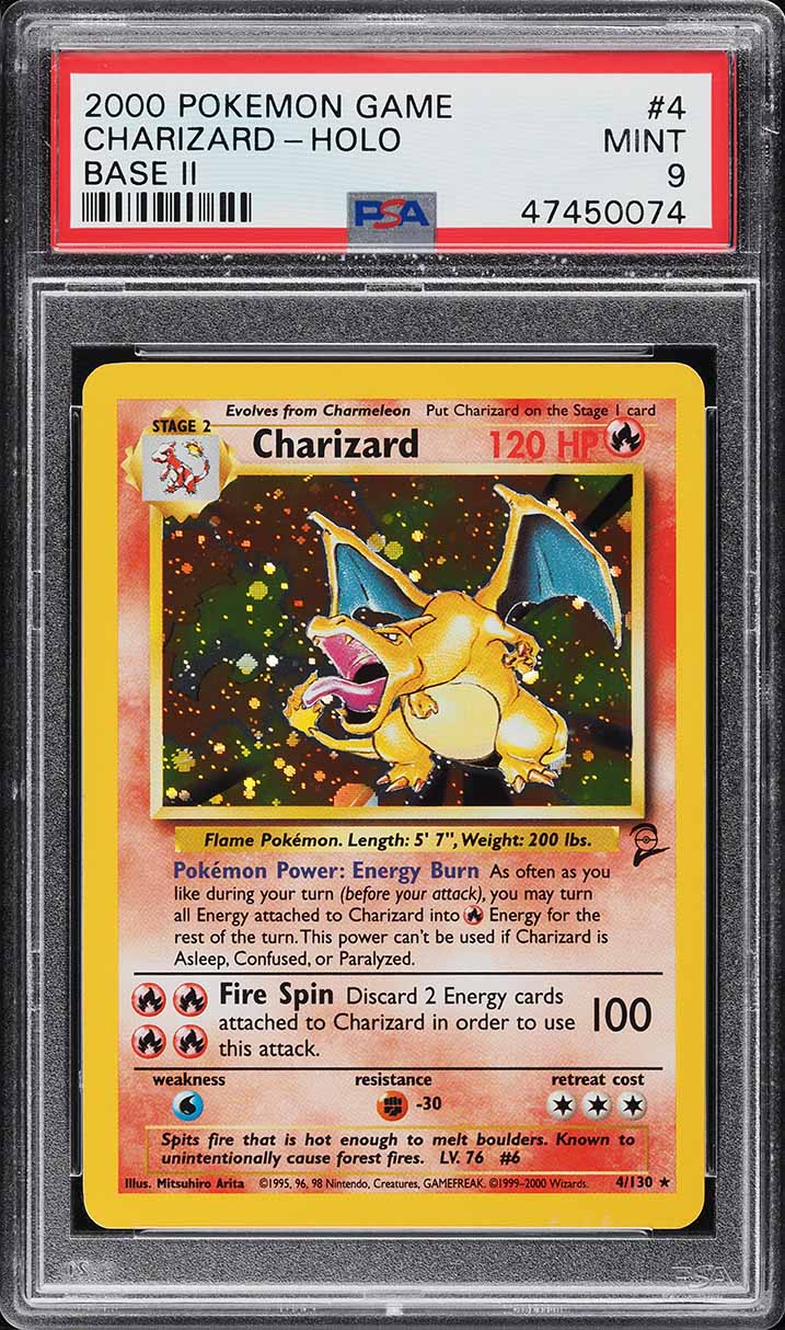 2002 Pokemon Expedition Holo Charizard #6 PSA 9 MINT on Fanatics