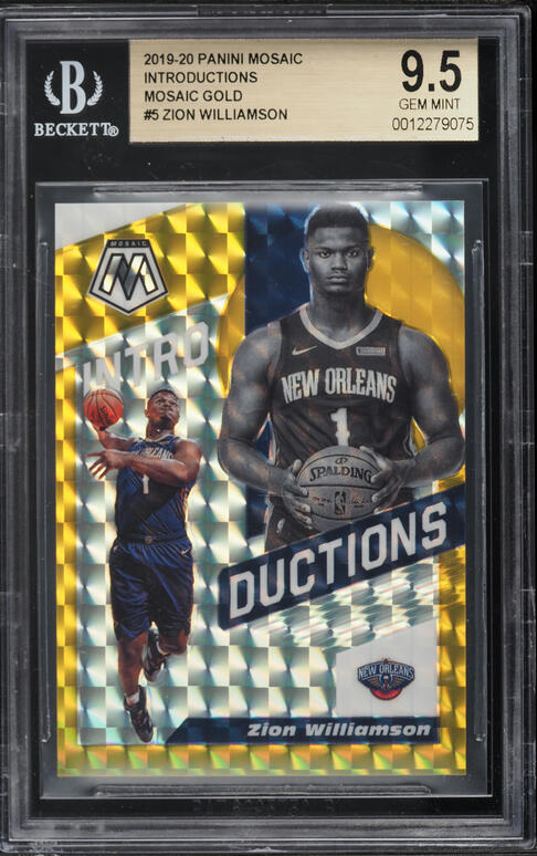 2019 Panini Prizm Draft Zion Williamson ROOKIE RC #64 BGS 9 MINT