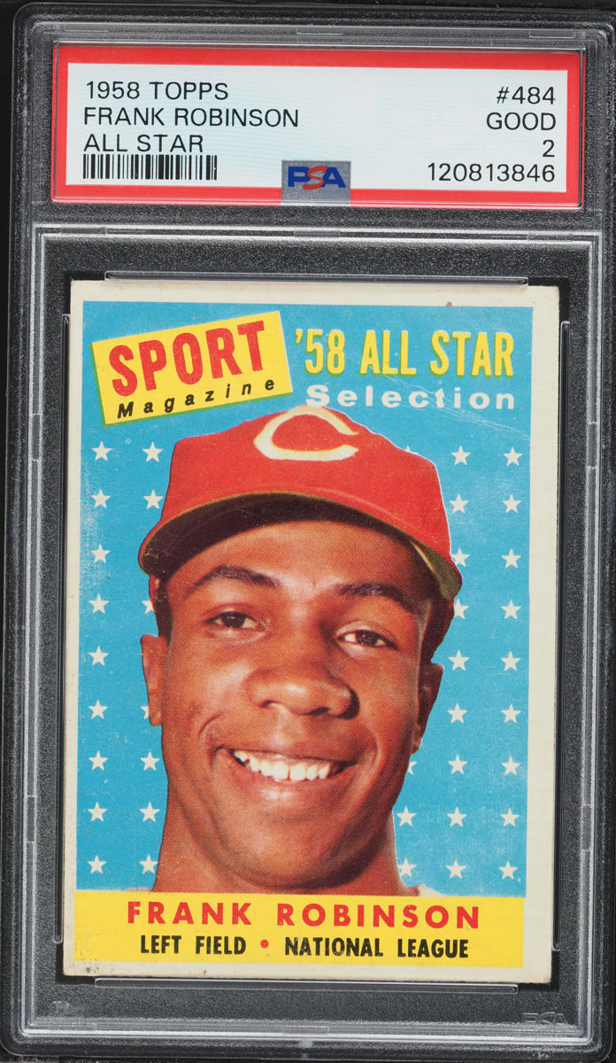 1958 Topps All Star Frank Robinson #484 PSA 2 GD