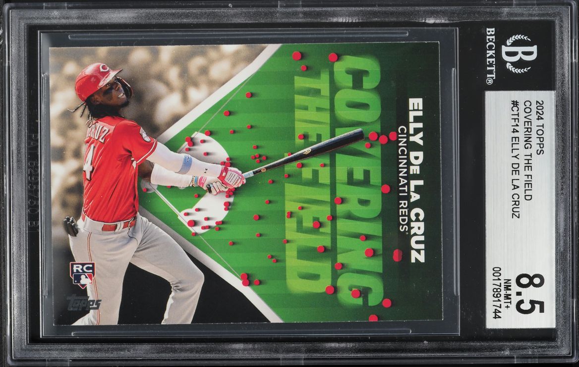 2024 Topps Covering The Field Elly De La Cruz ROOKIE #CTF14 BGS 8.5 NM-MT+