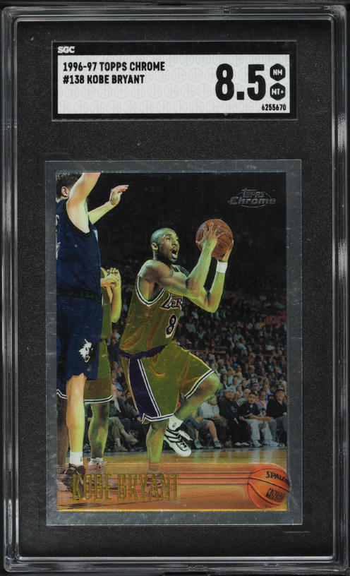 2001 Topps Chrome Fast & Furious Refractor Kobe Bryant #FF06 PSA 9