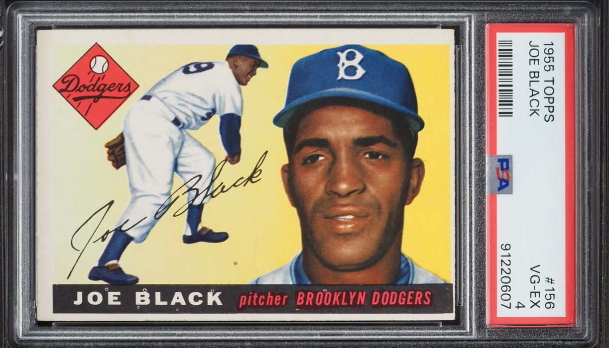 1955 Topps Joe Black #156 PSA 4 VGEX
