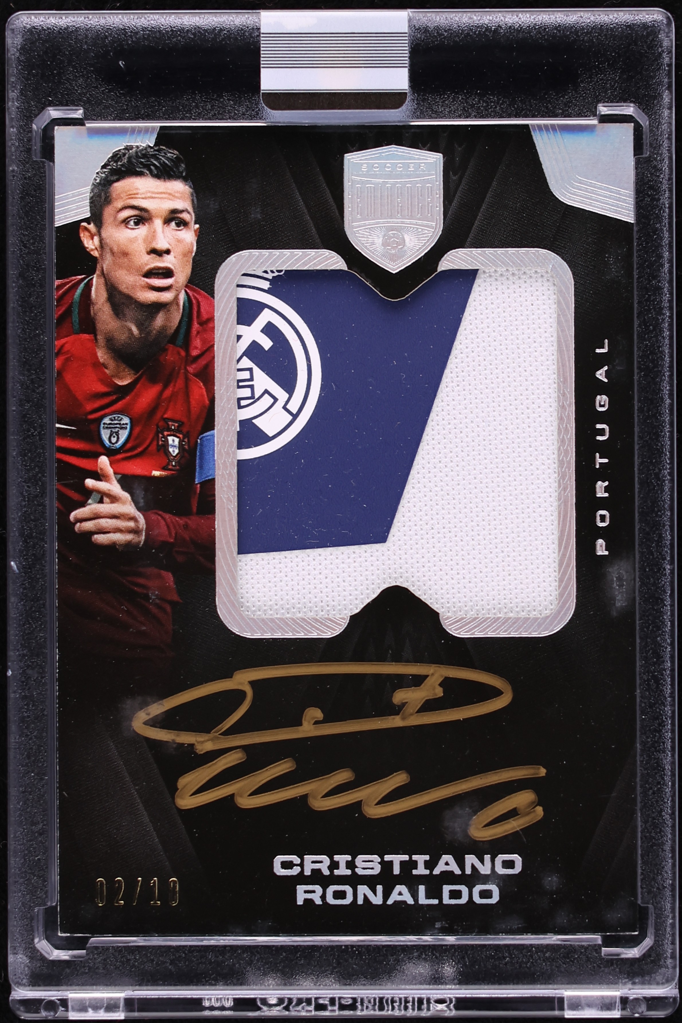 2018 Panini Eminence Jumbo Cristiano Ronaldo PATCH AUTO /10 #JP