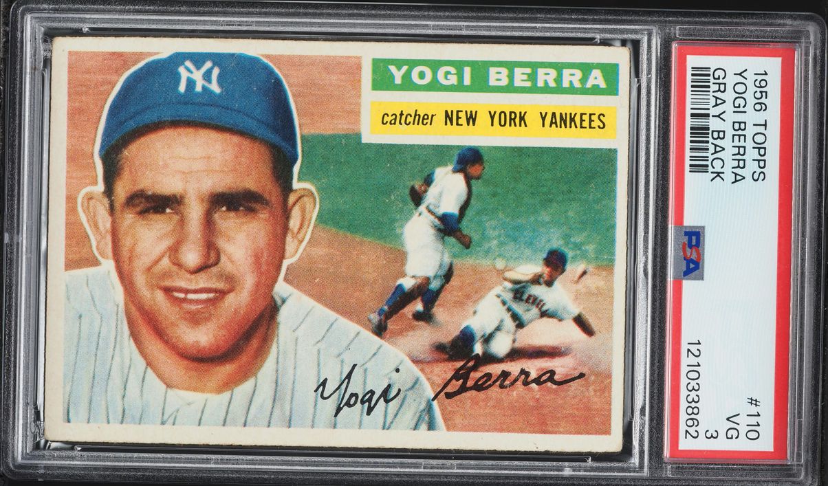 1956 Topps Yogi Berra #110 PSA 3 VG