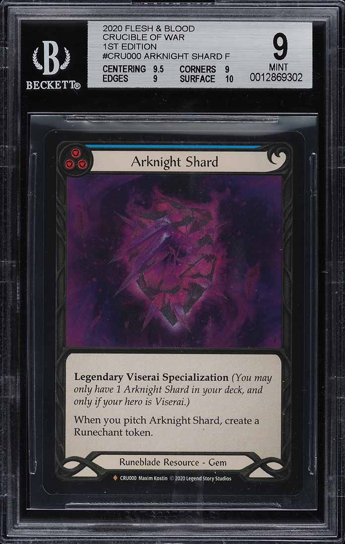 2020 Legend Flesh & Blood Crucible Of War 1st Ed. Arknight