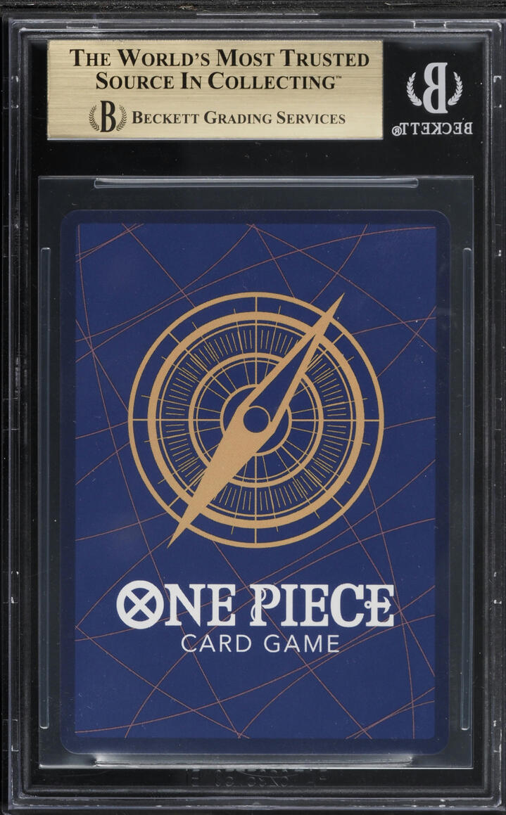 2025 One Piece A Fist Of Divine Speed Gold Foil SP Monkey D. Luffy #OP05-119 BGS 10 PRISTINE