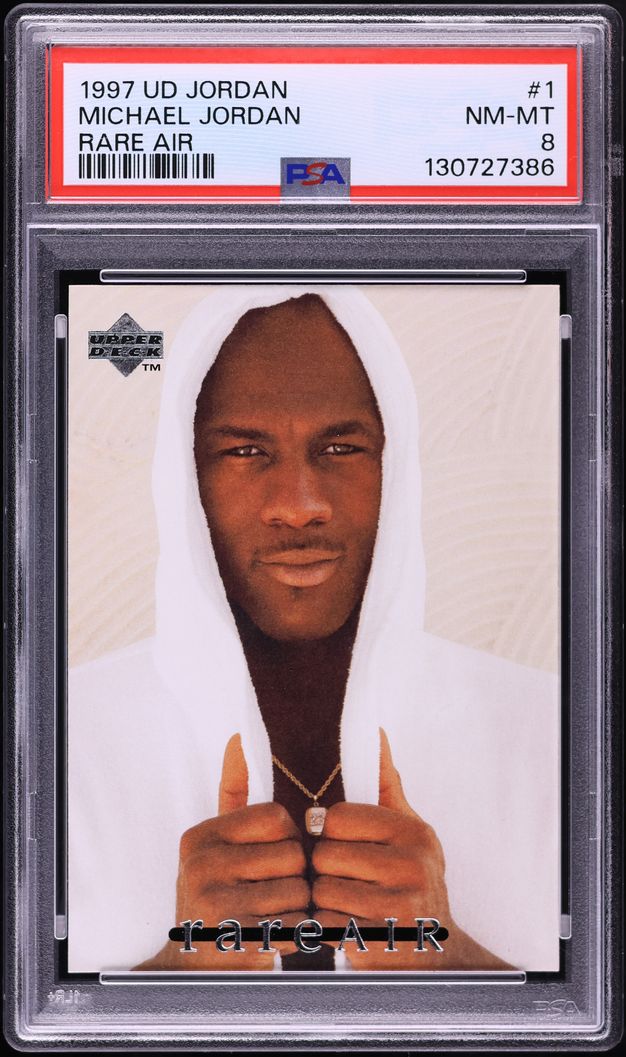 1997 Upper Deck Rare Air Michael Jordan #1 PSA 8 NM-MT