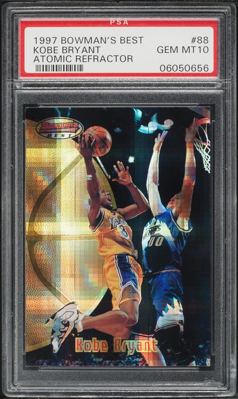 1997 Bowman's Best Techniques Refractor Kobe Bryant #T4 CSG 9 MINT
