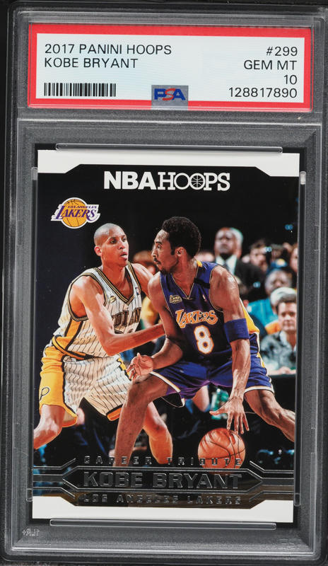 2017 Hoops Kobe Bryant #295 PSA 10 GEM MINT on Fanatics Collect