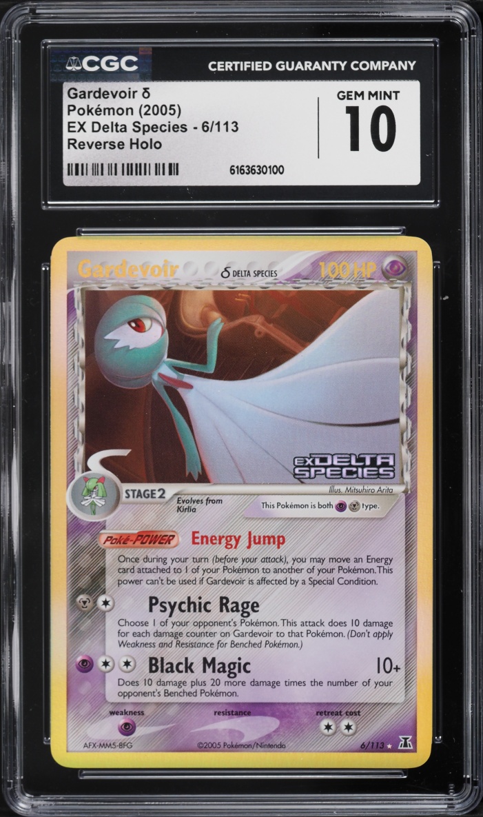 2005 Pokemon EX Delta Species Reverse Holo Gardevoir #6 CGC 10 GEM MINT