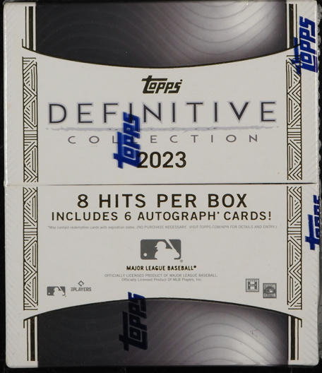 2023 Topps Definitive Collection Baseball Sealed Hobby Box on Fanatics ...