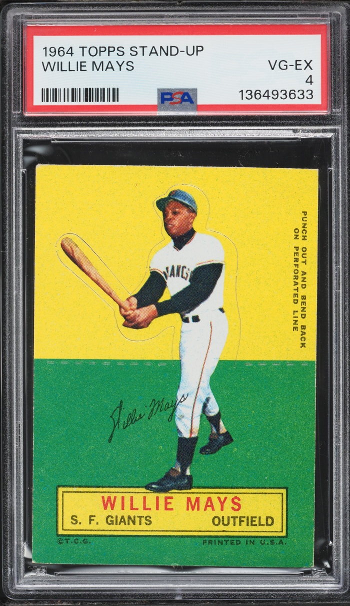 1964 Topps Stand-Up Willie Mays PSA 4 VGEX