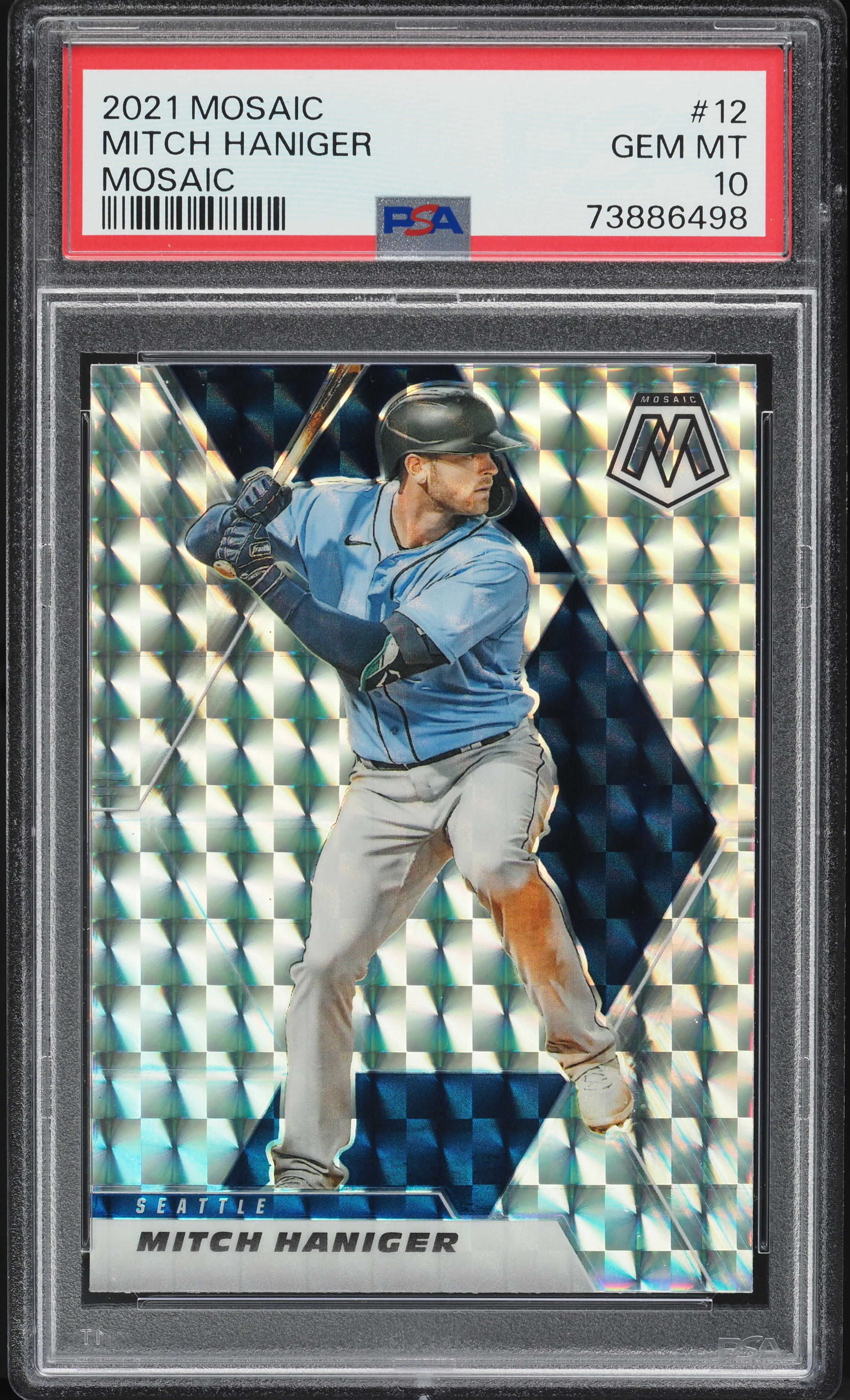 その他 2021 MVP Shohei Ohtani Prizm swirl WBC 2021 Panini Mosaic Will To Win Prizm Shohei Ohtani #WTW8 SGC