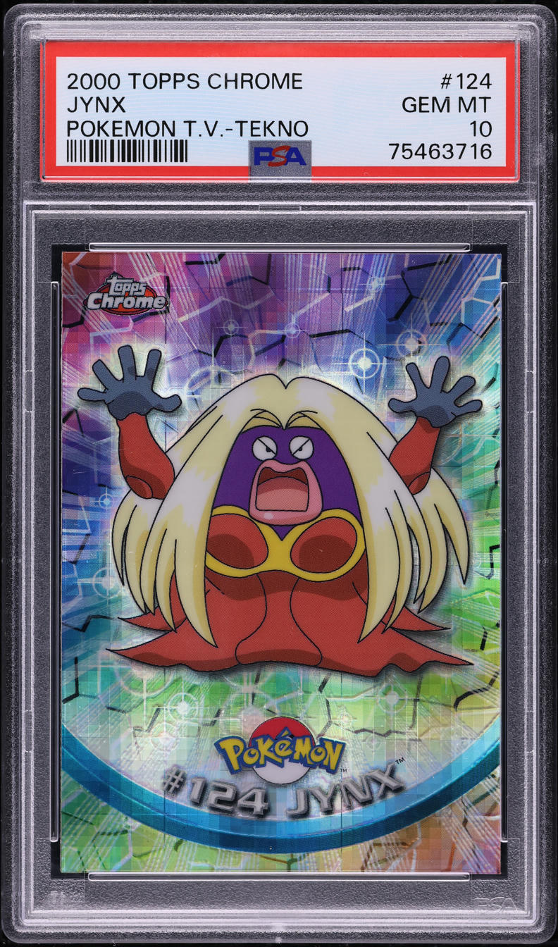2000 Topps Chrome Pokemon Series 2 Tekno Jynx #124 PSA 10 GEM MINT