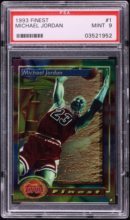 1993 Finest Basketball Michael Jordan #1 PSA 9 MINT